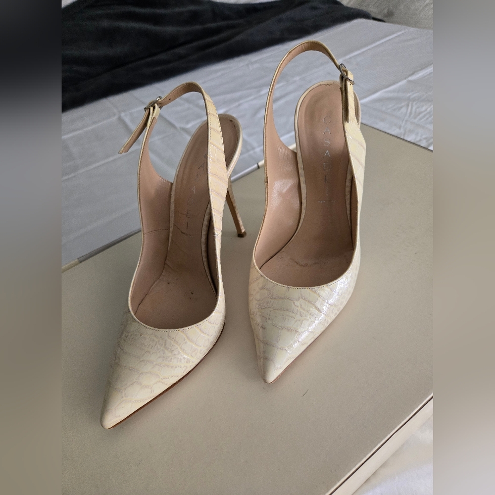 Casadei slingback heels